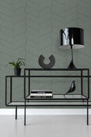 Origin tapet kakelmotiv med ormskinn - blågrå - Hemmavid.se