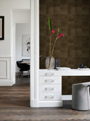 Origin tapet djurmönster struktur - rostbrunt - Hemmavid.se