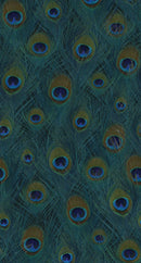 Origin fototapet påfågelfjädrar - havsgrönt - Hemmavid.se