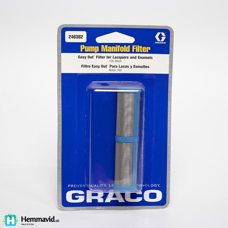 En bild på GRACO Filterinsats StMax 9cm 100mesh (Blå) på Hemmavid.se