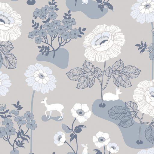En bild på Duro 1900 Blomsteräng, Grå 398-04 på Hemmavid.se