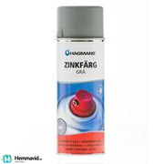Hagmans Zinkfärg Spray grå – rostskyddsprimer kallgalv för plåt och metall 400ml...