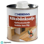Herdins Köksbänksolja på Hemmavid.se – vårdande olja som skyddar och bevarar ytan