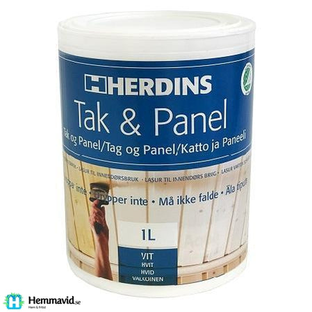 En bild på Herdins Tak- & Panelvitt Extra Vit på Hemmavid.se