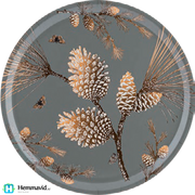 Åry Home Åry Trays Pine cone "Mossgrå", Bricka - Ø - Hemmavid 38cm – kvalitetsprodukt för hem och renovering